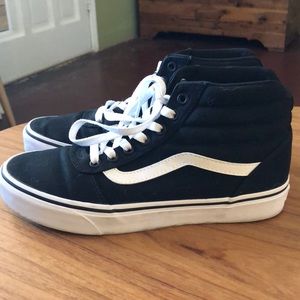 Vans high tops, barely worn (8.5)